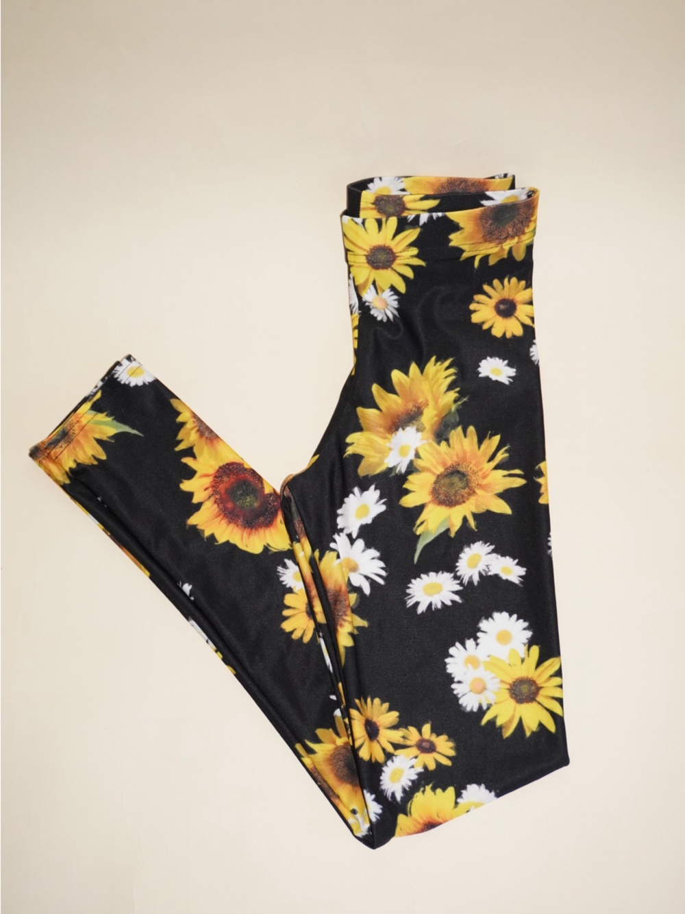 Roxie Rudolph Sunflower Nylon Leggings - Size Small